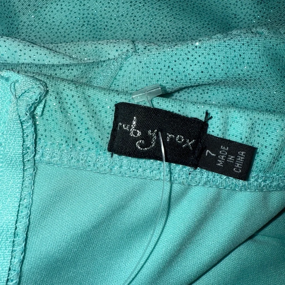 Ruby Rox Aqua High Low Dress - Picture 4 of 4